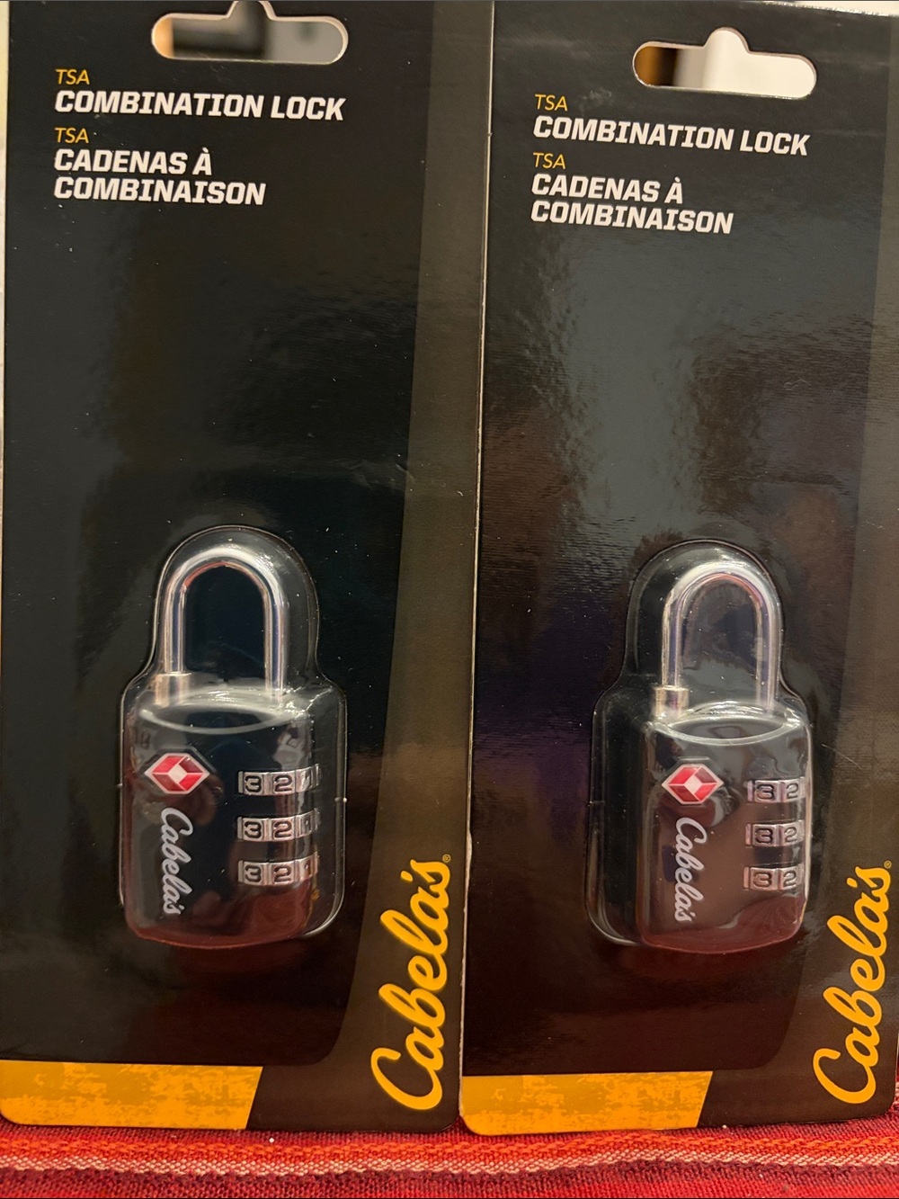 Brand New With Tag  2 Combination Locks Cabela’s  TSA APPROVED